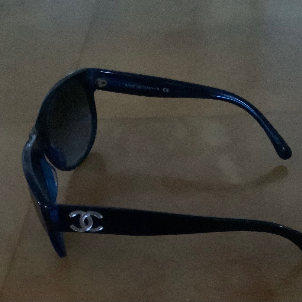 CHANEL  Acetate CC Logo Sunglasses 5182 Blue